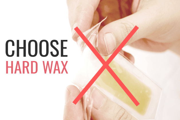 consider hard wax