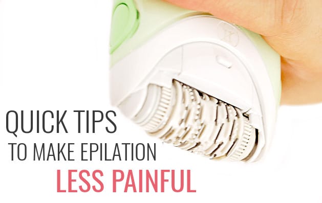 how to reduce epilation pain caused by epilators